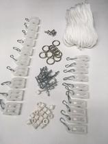Kit Completo Reparo Varal de Teto ou Parede com 47m de corda