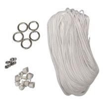 Kit Completo Reposição Varal de teto com 23,5m de corda Kit Completo Reposição Varal de teto com 23,5m de corda