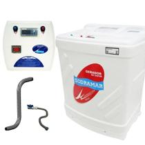 Kit Completo Sauna 15Kw Comando E Kit Instalação Sodramar