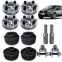 Kit Completo Saveiro Elevar Espaçador Alargador Prolongador