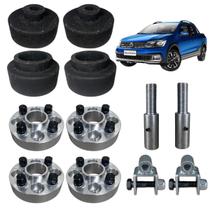 Kit Completo Saveiro Elevar Espaçador Prolongador Alargador