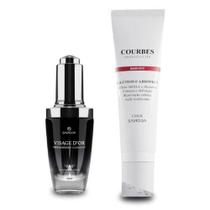 Kit Completo Saviora Clareia, Hidrata e Modela Visage Dor + Creme Courbes