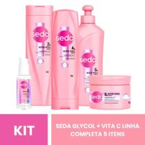Kit Completo Seda Luminous UV Glycol +vita C (5 ITENS) Kit Completo Seda Luminous UV Glycol +vita C (5 ITENS)