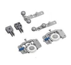 Kit Completo Sistema de Portas de Correr com Sustentação Inferior Roldanas Zamac 40mm Kit Completo Sistema de Portas de Correr com Sustentação Inferior Roldanas Zamac 40mm