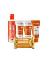 Kit Completo Skin Care Vitamina C Clareador Facial e Corporal Kit Completo Skin Care Vitamina C Clareador Facial e Corporal