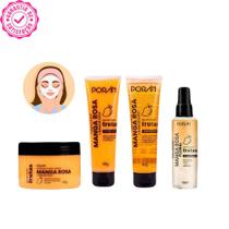 Kit completo Skincare Manga Rosa para cuidados com a pele Porán Kit completo Skincare Manga Rosa para cuidados com a pele Porán