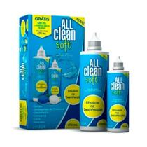 Kit Completo Solução All Clean Soft para Lentes Gelatinosas e Silicone Hidrogel