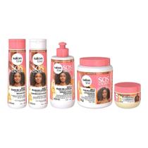 Kit Completo SOS Cachos Mel e Óleo de Argan