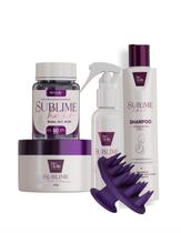 Kit Completo Sublime Hair 1 Shampoo 1 Máscara 1 Tônico 1 Vitamina + 1 Massageador
