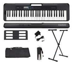 Kit Completo Teclado Musical Casio Ct S300 Teclas Sensitiva