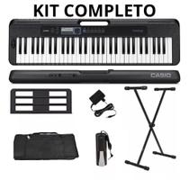 Kit Completo Teclado Musical Casio Ct S300 Teclas Sensitiva Kit Completo Teclado Musical Casio Ct S300 Teclas Sensitiva