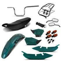 Kit Completo Titan 2000/04 (Kit Plástico / Banco / Guidão / Pisca / Manopla / Bagageiro / Retrovisor