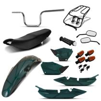 Kit Completo Titan 2000/04 (Kit Plástico / Banco / Guidão / Pisca / Manopla / Bagageiro / Retrovisor