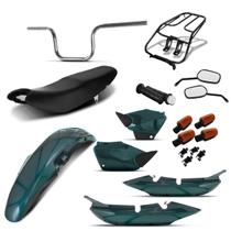 Kit Completo Titan Verde Marajó 2000/01 (Kit Plástico / Banco / Guidão / Pisca / Manopla / Bagageiro