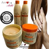 Kit Completo Tratamento Tutano de Boi DPantenol e Queratina Maycrene Blindagem para Cabelos Fracos Kit Completo Tratamento Tutano de Boi DPantenol e Queratina Maycrene Blindagem para Cabelos Fracos