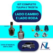 Kit Completo Tulipa Trizeta Civic 1.7 2001 a 2006 LD e LE - AUTOSTAR