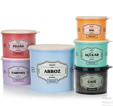 Kit Completo Tupperware Essences Floral 6 Peças para Cozinha