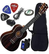 Kit Completo Ukulele Concerto Elétrico Satin Su23r Shelby