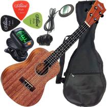 Kit Completo Ukulele Concerto Eletroacústico Shelby Su23m