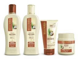 Kit Completo Umectante Óleo de Coco SH + CD 250ml + Máscara 250g + Finalizador 150g - Bio Extratus