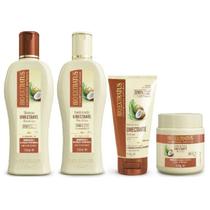 Kit Completo Umectante Óleo de Coco SH + CD 250ml + Máscara 250g + Finalizador 150g - Bio Extratus