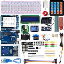 Kit Completo UNO R3 Starter Com 63 Itens Compatível Com Arduino IDE Kit Eletrônico DIY Com Tutorial