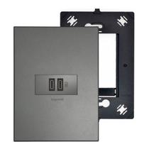 Kit Completo USB Duplo Tipo-C 15W Com Placa 4x2 Arteor Legrand Linha Premium