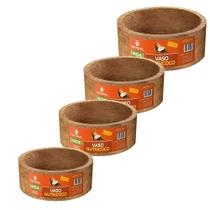 Kit Completo Vasos NutriCoco Nutriplan 1 2 3 4 para Plantio de Mudas Hortaliças