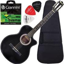 Kit Completo Violão Acústico Corda Nylon Urban Vcw38Ac Vinik