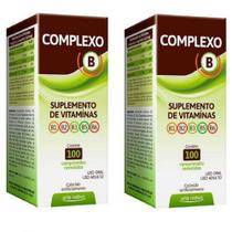 Kit Complexo B c/2x100 Suplemento Vitamínico Completo