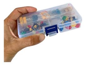 Kit Componentes E Acessórios Fk2 Para Arduino Raspberry Pi Led Potenciômetros Resistores Botões Barra de pino
