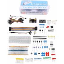 Kit Componentes Eletrônicos 830 Pontos Conexão Para Arduino