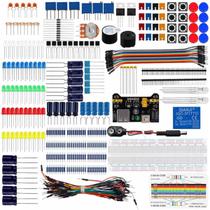 Kit Componentes Eletrônicos 830 Pontos De Conexão Para Uno