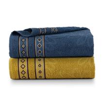 Kit Compose 2 Toalhas de Banho Grandes e Macias Coloridas Bloom