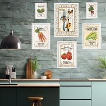 Kit Composição 6 Quadros Cozinha Vintage Kit Composição 6 Quadros Cozinha Vintage