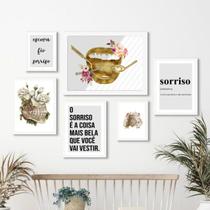 Kit Composição 6 Quadros Odontologia SorrisoFlores Kit Composição 6 Quadros Odontologia SorrisoFlores
