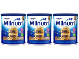 Kit Composto Lácteo Milnutri Original - Premium+ Original 800g 3 Unidades