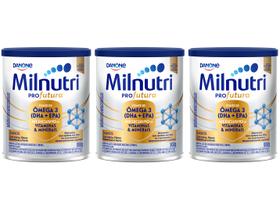 Kit Composto Lácteo Milnutri Profutura Original - 800g 3 Unidades