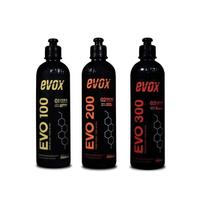 Kit composto polidor corte refino lustro evox 500ml