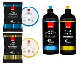 Kit Compostos D.A 1L + Boinas Espuma 6 Corte e Refino Rupes