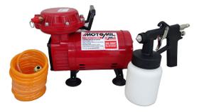 Kit Compressor Ar Direto 2,3 Pes 40LBF Jetmais Bivolt Motomil