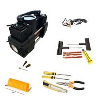 Kit Compressor De Ar Digital 12v 150psi Maleta De Ferramentas Shark Blue