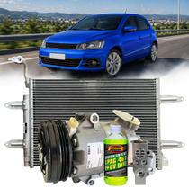Kit Compressor E Condensador Ar Cond Vw Gol G5 G6 Voyage 3pk Kit Compressor E Condensador Ar Cond Vw Gol G5 G6 Voyage 3pk
