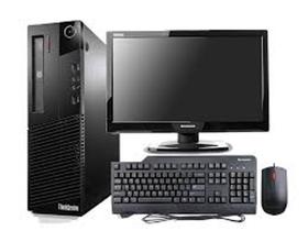 Kit Computador Completo CPU Lenovo M93p Intel Core i5 4º Geração 4GB SSD 120GB, Monitor LED 19.5