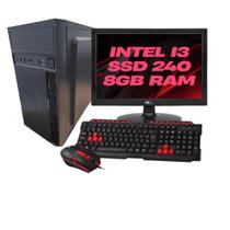 Kit Computador Loja Pdv 7+ Monitor + Teclado Mouse