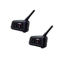 Kit Comunicadores Microfone de Capacete Bluetooth 2 unidades