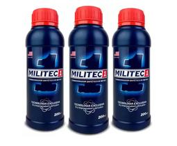 Kit Condicionador de Metais Militec-1 Carro Caminhão Moto 200ml 3 Unidades 71724