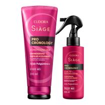 Kit Condicionador e Leave In Finalizador Pro Cronology Cronograma Capilar Eudora Siàge Kit Condicionador e Leave In Finalizador Pro Cronology Cronograma Capilar Eudora Siàge