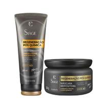 Kit Condicionador e Máscara de Reconstrução Capilar Regeneração Pós Química Reparação Eudora Siàge Kit Condicionador e Máscara de Reconstrução Capilar Regeneração Pós Química Reparação Eudora Siàge