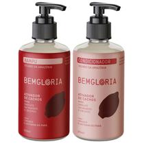 Kit Condicionador e Xampu Ativador de Cachos 250ml - Bemgloria